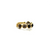 Gemstone Stackable Ring Band in 18K Yellow Gold