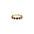 Gemstone Stackable Ring Band in 18k Yellow Gold