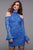 Long Bell Sleeve High Neck Lace Sheath Dress M50170