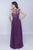 Nina Canacci - M505 Bead Embellished A-Line Evening Gown In Purple