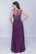 Nina Canacci - Bead Embellished A-Line Evening Gown M505 In Purple