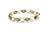 Rainbow Moonstone and Labradorite Bangle In 18K Gold YG