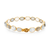Tresor Collection - Rainbow Moonstone and Gemstone Bangle In 18K Labradorite