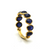 Tresor Collection - Gemstone Stackable Cabochon Oval Ring In 18k Yellow Gold