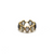Gemstone Stackable Ring Bands With Adjustable Shank In 18k Yellow Gold