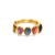 Tresor Collection - Gemstone Stackable Cabochon Oval Ring In 18k Yellow Gold