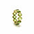 Peridot Stackable Ring Bands In 18k Yellow Gold