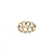 Gemstone Stackable Ring Bands With Adjustable Shank In 18k Yellow Gold