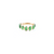 Tsavorite Oval Oval Ring in 18k YG