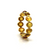 Tresor Collection - Gemstone Stackable Cabochon Oval Ring In 18k Yellow Gold