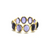 Tresor Collection - Gemstone Stackable Cabochon Oval Ring in 18K Yellow Gold Lolite