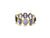 Iolite Stackable Ring Band in 18K Yellow Gold