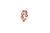 Pink Tourmaline Gemstone Ring Band in 18k Yellow Gold
