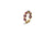 Rhodolite Garnet Ring Band in 18k Yellow Gold