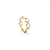 Gemstone Ring Band in 18k Yellow Gold