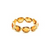 Tresor Collection - Gemstone Stackable Ring Band in 18K Yellow Gold Citrine