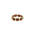 Gemstone Stackable Ring Band in 18K Yellow Gold