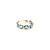 Gemstone Stackable Ring Band in 18K Yellow Gold