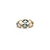 Gemstone Stackable Ring Band in 18K Yellow Gold