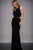 Sleeveless with Side Cutouts Jersey Evening Dress M547
