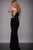 Sleeveless with Side Cutouts Jersey Evening Dress M547