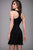 Embellished V-Neck with Racerback Romper M549