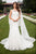 Rachel Allan Bridal - Lace Gown with Detachable Cape Sleeve M613 in white