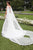 Rachel Allan Bridal - Lace Gown with Detachable Cape Sleeve M613 in white