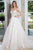 Rachel Allan Bridal - Lace Embellished Ballgown With Jacket M618 in White and Pink