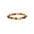 Multicolor Stones Round Cab Bangle in 18K YG