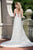 Rachel Allan Bridal - Embroidered V-neck A-line Dress M622 in White