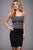 Two-Tone Spaghetti Strap Cocktail Dress M625