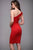 One-Shoulder Bandage Knee-Length Dress M626