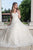 Rachel Allan Bridal - Strapless Jewel Appliqued Bridal Ballgown M633 in White