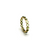 Pink Tourmaline Round Stackable Ring Bands With Adjustable Shank In 18k Yellow Gold