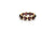 Rhodolite Round Stackable Ring Bands In 18k Yellow Gold