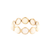 Tresor Collection - Gemstone Stackable Ring with adjustable shank in 18k Yellow Gold Ethiopian Opal