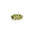 Peridot Round Stackable Ring Bands In 18k Yellow Gold