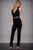 Halter Neck Black Fitted Jumpsuit M641