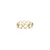 Rhodolite Round Stackable Ring Band in 18K Yellow Gold