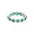 Tresor Collection - Gemstone Eternity Stackable Ring in 18k Yellow Gold Emerald