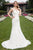 Rachel Allan Bridal - Embroidered Bodice Trumpet Overskirt Gown M642 in White