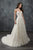 Rachel Allan - M648 Lace Appliqued Strapless Bridal Gown in Ivory and Champagne