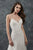 Rachel Allan - M650 Beaded Embellished Trumpet Wedding Gown in Ivory and Champagne