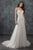 Rachel Allan - M650 Beaded Embellished Trumpet Wedding Gown in Ivory and Champagne