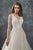 Rachel Allan - M651 Sleeveless Sequin Underlay Wedding Dress in Ivory and Nude