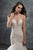 Rachel Allan - M652 Beaded Lace Applique Mermaid Wedding Gown in Ivory/Sand