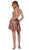 Nox Anabel - M658 Strappy Sweetheart A-Line Cocktail Dress