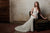 Rachel Allan - M659 Beaded Deep V-neck Wedding Dress With Train in White