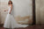 Rachel Allan - M660 Beaded Lace Mermaid Wedding Gown With Cape in White